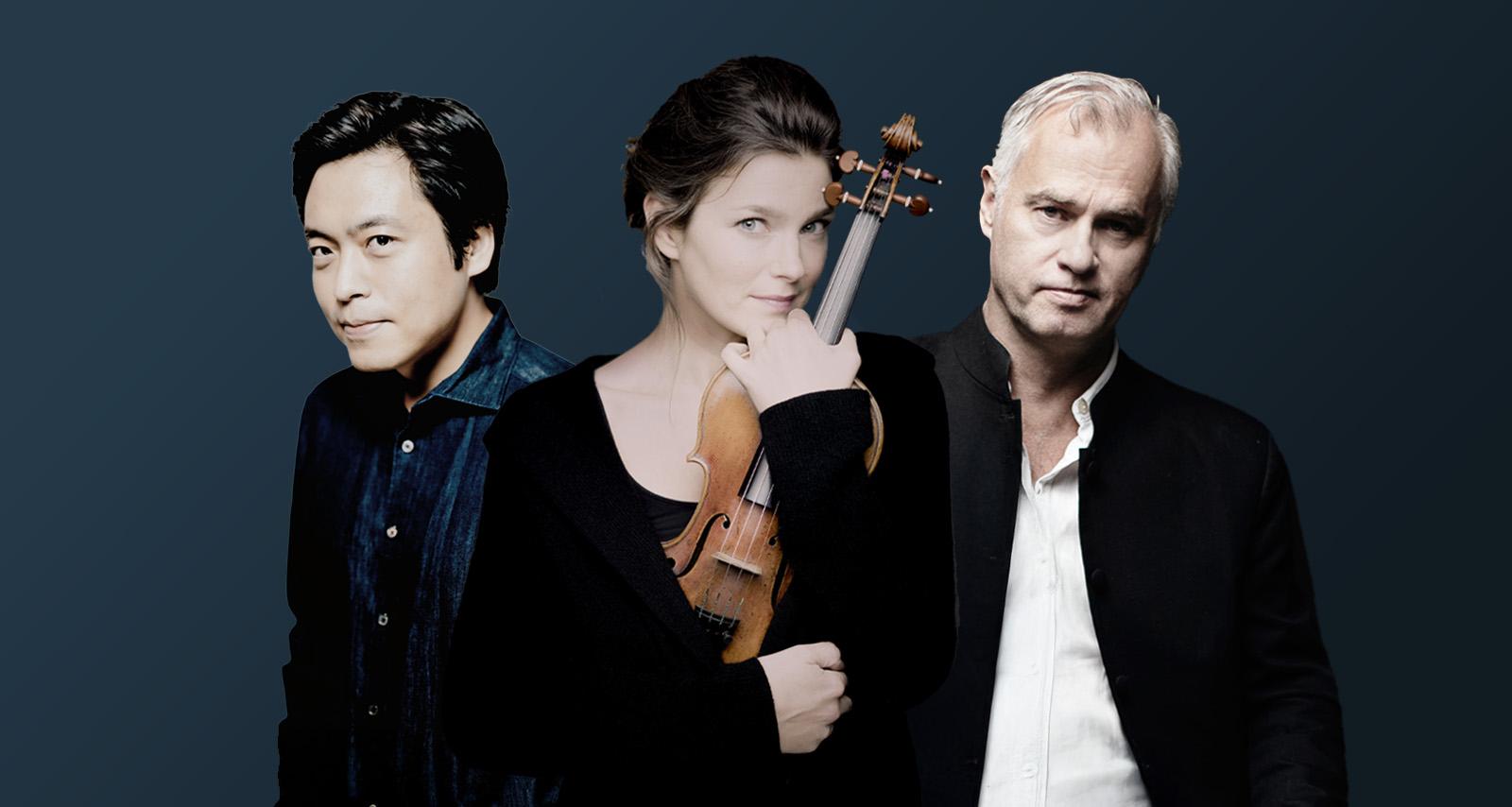 Sunwook Kim, Janine Jansen och Torleif Thedéen.